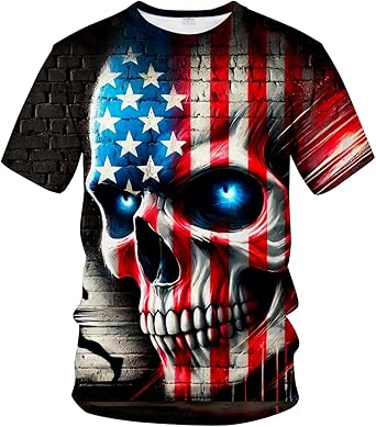 Blissboy Funny Animal Graphic T-Shirt Novelty Short Sleeve Crewneck Shirt