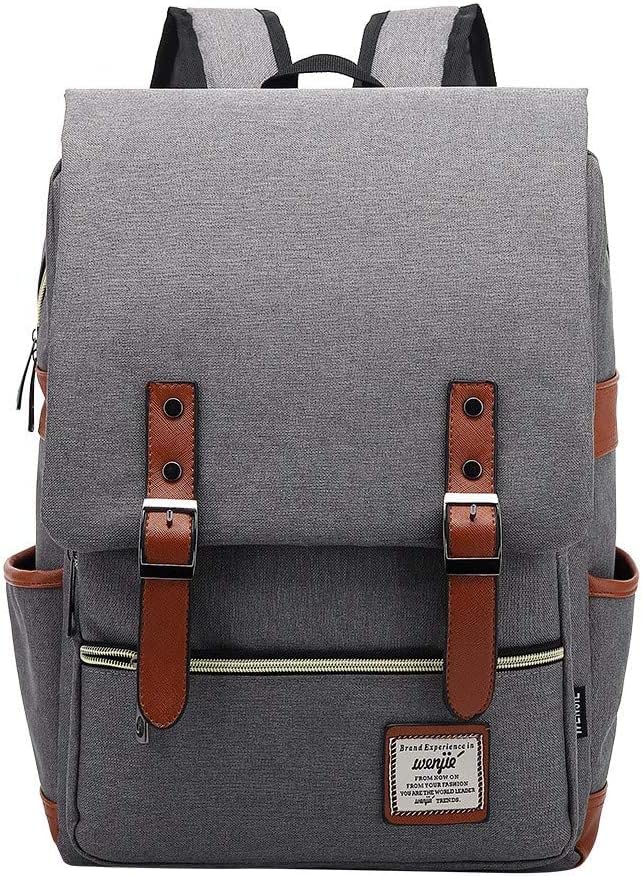 The Purple Tree Multifunction Waterproof Laptop Bag, Vintage Laptop Backpack with USB Charging Port, Travelling Backpack Casual Daypacks College Shoulder Bag for Men Women, Fits 15.6Inch Laptop (B0CBVNMRPV) Amazon Price History, Amazon Price Tracker