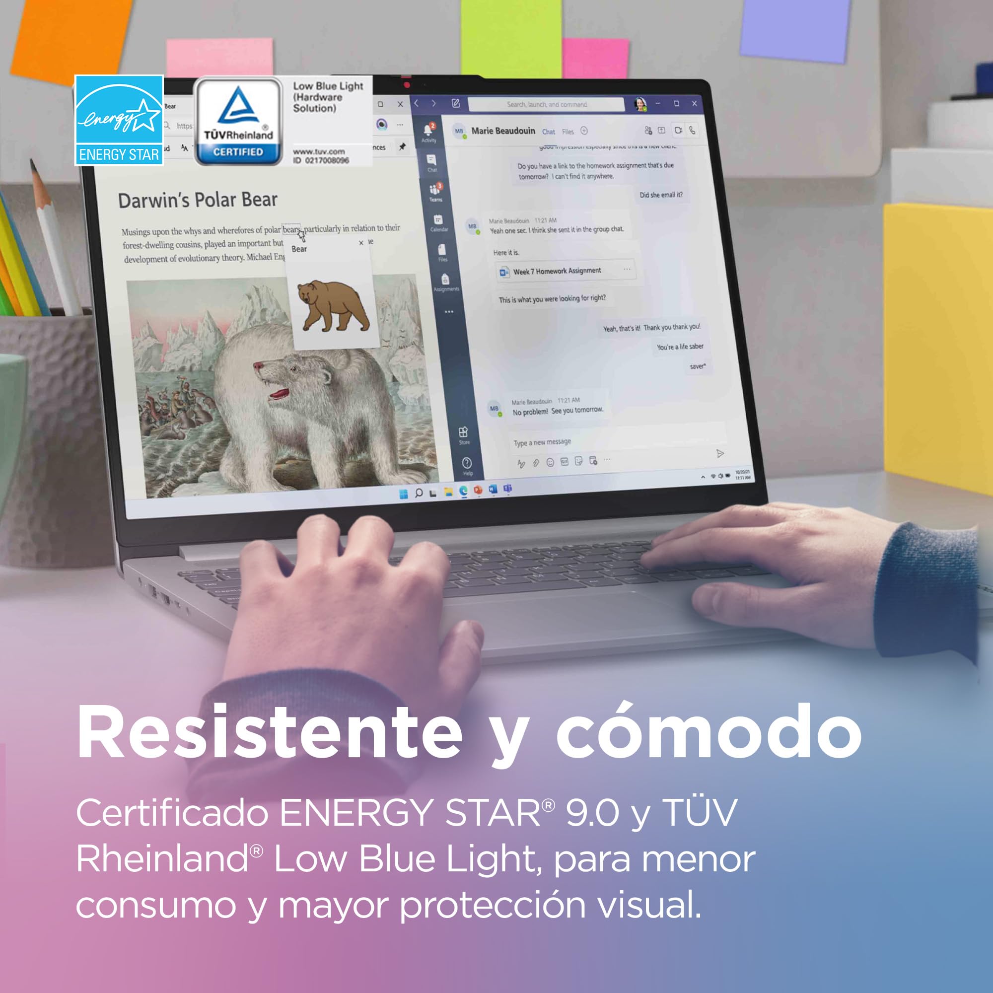 Lenovo IdeaPad Slim 3 Gen 8 – Ordenador Portátil 15.6'' FHD (Intel Core i3-N305, Intel UHD Graphics, 8 GB RAM, 256 GB SSD, Wi-Fi 6, Win 11 Home, Office Trial) Teclado QWERTY Español - Azul Abismo