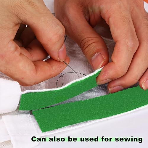 Miniatura 7 de Correas de gancho y bucle de 1 x 16 pies con 25 hebillas de metal, correas de cable de fijación ajustables, correa de cincha cortada a la longitud,