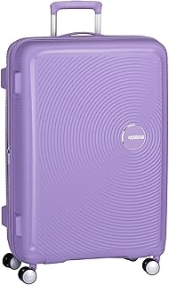 Soundbox - Maleta Grande Rígida, 77 cm - Trolley con 4 Ruedas, Cerradura TSA, Expandible y Ligero, 97/110L, Morado (Lavender)