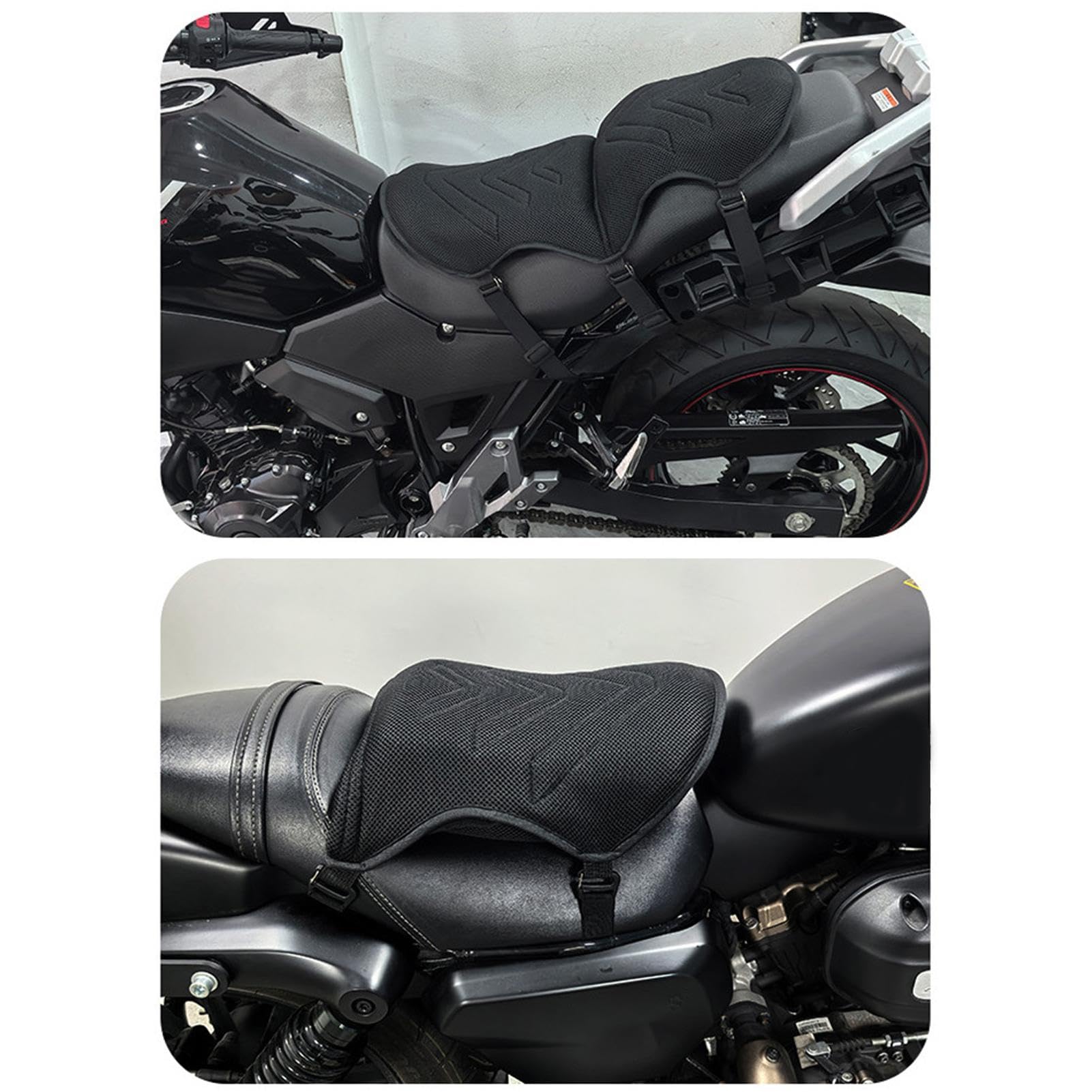 Almohadillas De Motocicleta Cubreasiento Transpirable y Amortiguante para