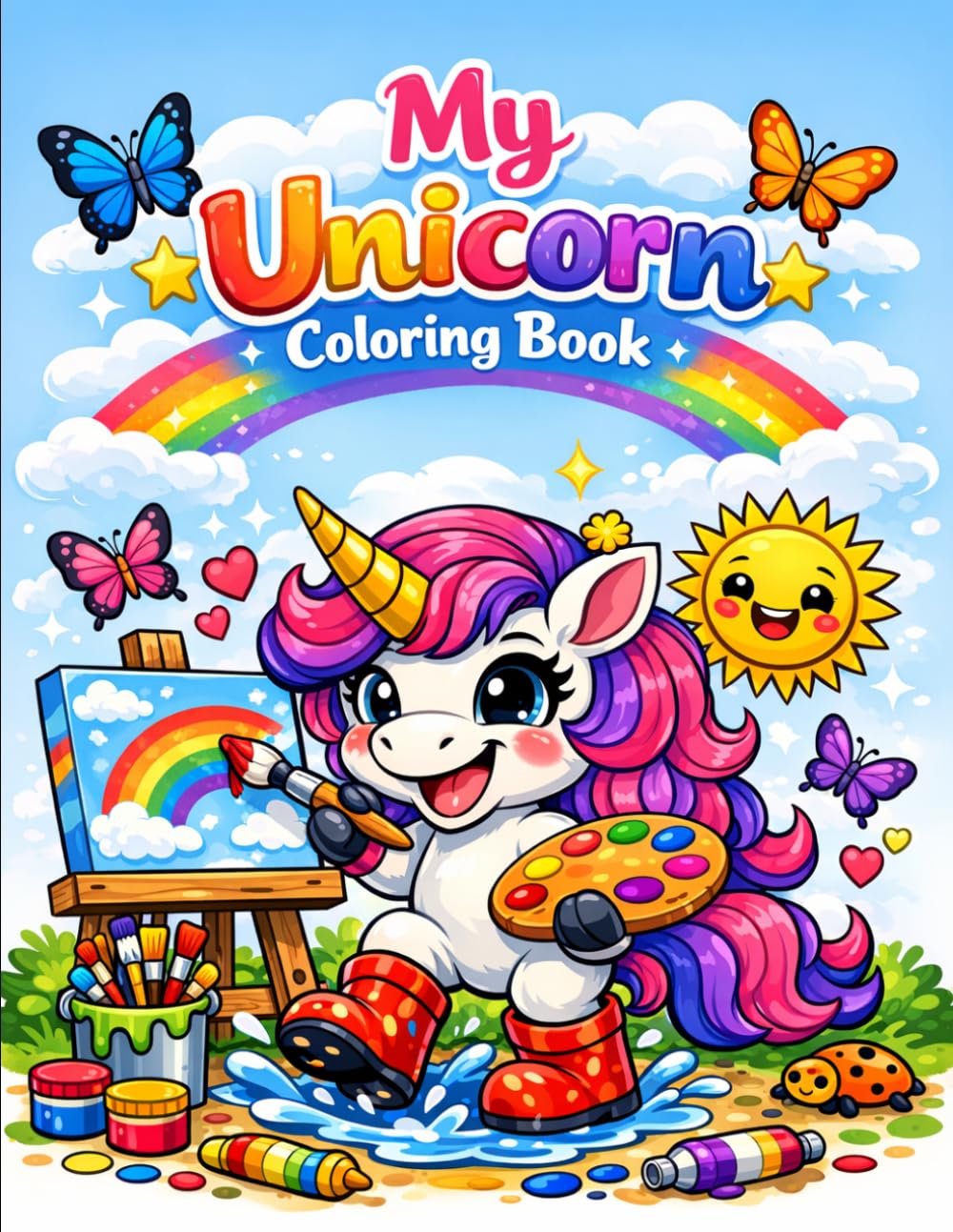Fun with Magical Unicorns: A Magical Coloring Journey for Kids