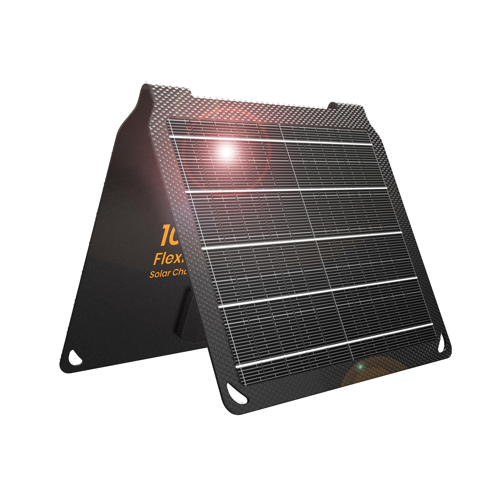 10W Solar Panels Portable (5V 2A Max),Foldable Solar Charger with USB-A Port for Cell Phone,Ipad,Power Bank, Ip67 Waterproof Monocrystalline Silicon Solar Panels for Camping Outdoor Backpacking