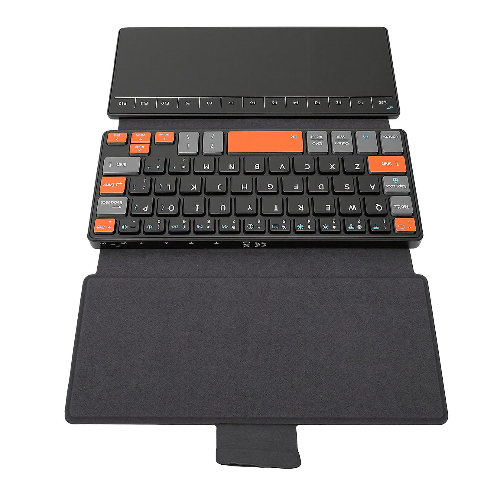 Bewinner Teclado Bluetooth Portátil con Panel Táctil para Pestaña Plegable