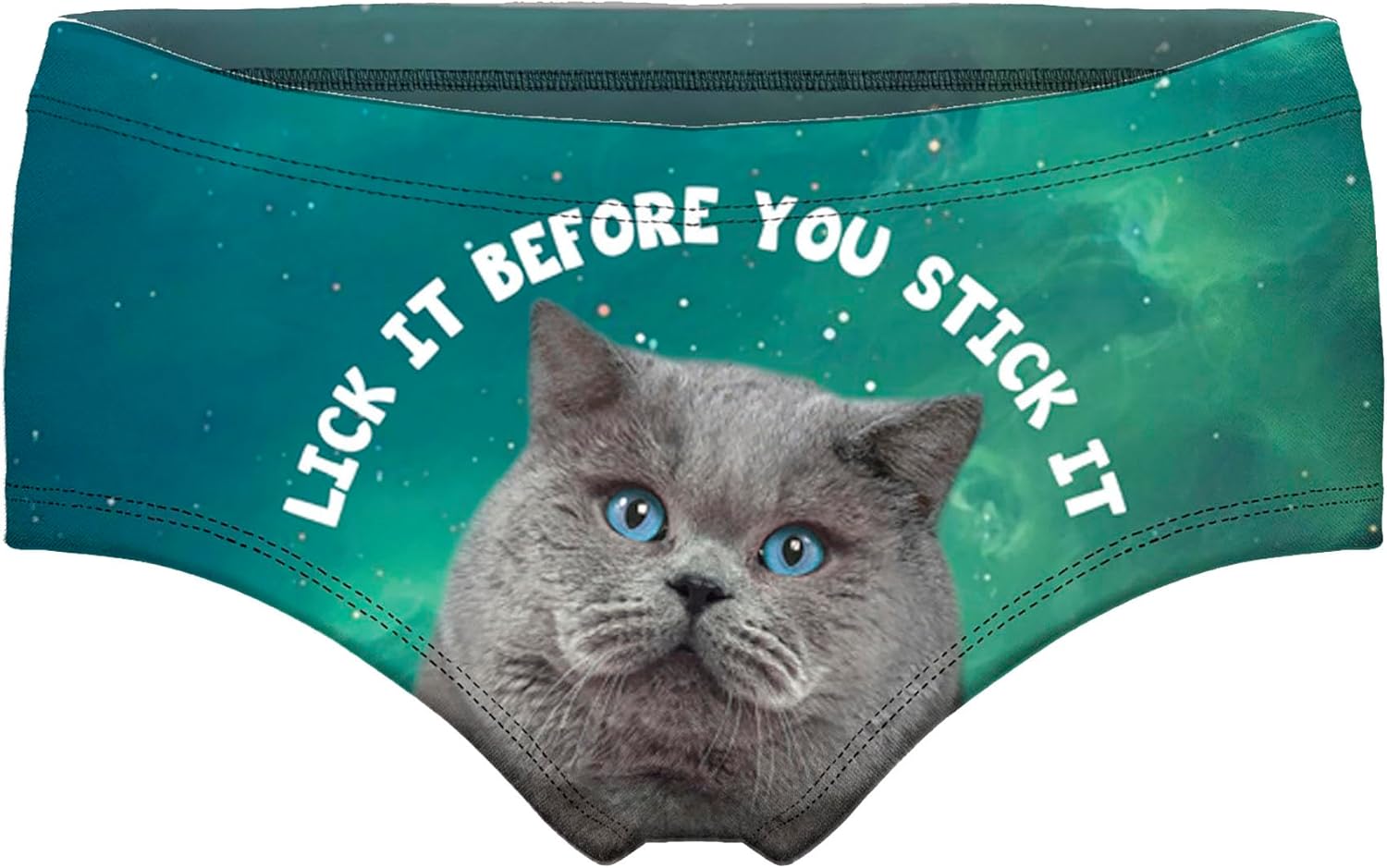 JINKAIJIA Women's Fashion Flirty Sexy Funny Naughty Animal 3D Printed Cute Low- rise Underpants Single Party Gifts briefs