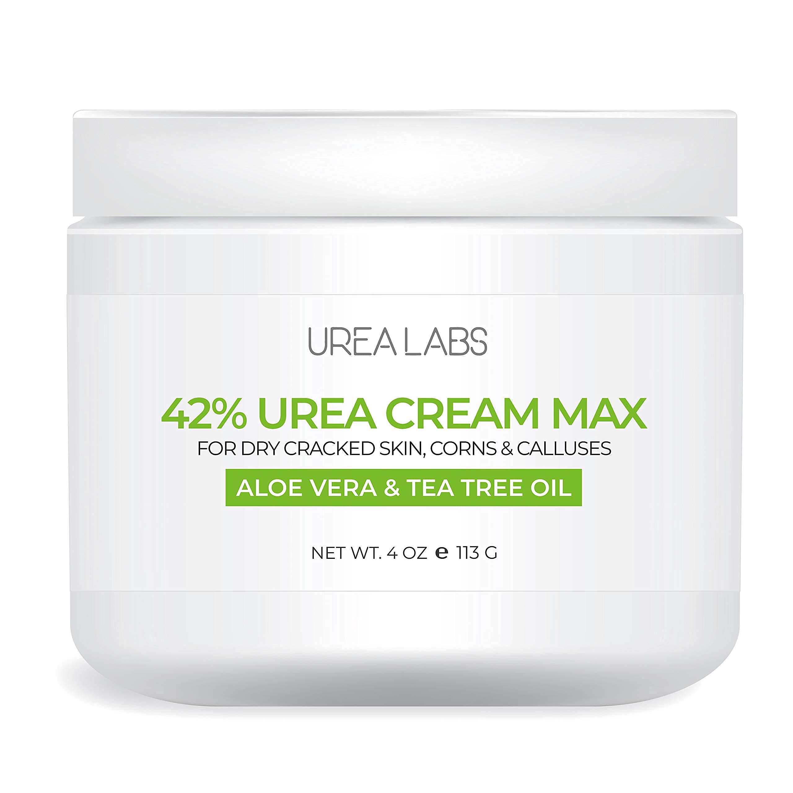 Buy UREA LABS 42 Urea Cream MAX w/Aloe Vera & Tea Tree Oil, 4 Oz