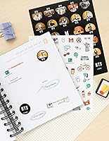 Vista 4 de Agenda oficial BTS 2022-2023 Diario académico de 11 meses de regreso a clases día a página Agosto de 2022 a junio de 2023 Agenda de mitad