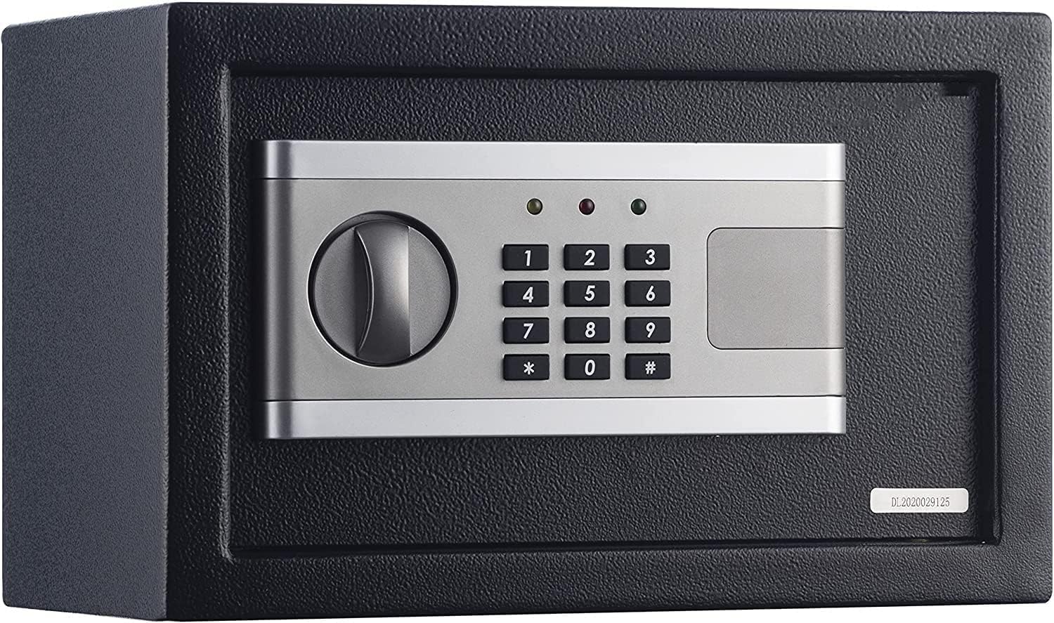 strongbox and Durable Fireproof Waterproof Safes Digital Steel Construction Safty Security Safe Wall Cabinet Anchoring Lock Box for Money Cash Jewelry Passport Home