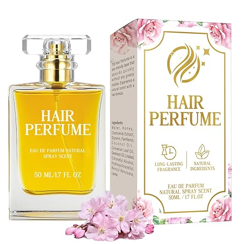 Perfume para el cabello, aceites esenciales para el cabello, perfume para mujeres, fragancia de feromonas para cabello seco dañado, niebla para el