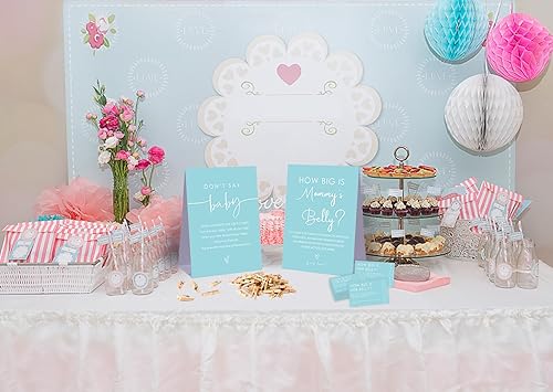 Miniatura 3 de 2 juegos rústicos para baby shower, no digas bebé y qué tan grande es el vientre de mamá, divertidos juegos de baby shower para adultos,