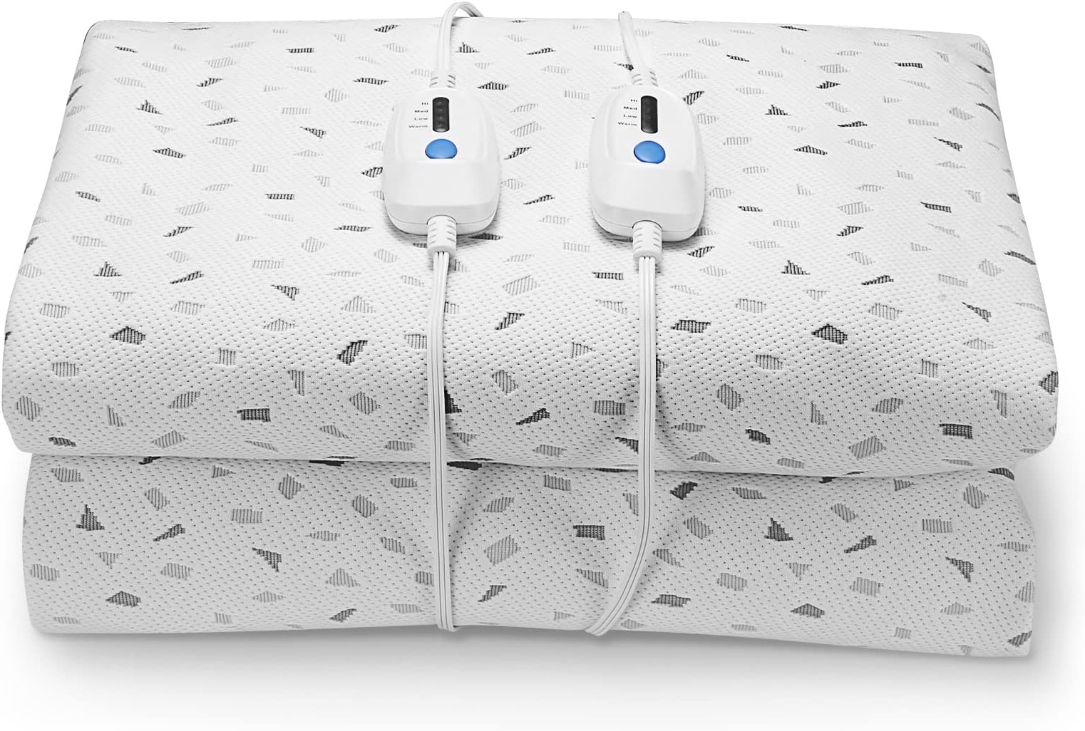CAROMIO Queen Heated Mattress Pad Air Layer Electric