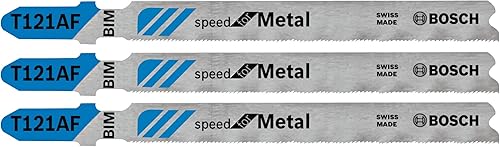 Miniatura 4 de BOSCH T123X3 3 piezas 4 pulgadas 10-24P TPI Progressor para hojas de sierra caladora de metal con vástago en T (paquete de 2)