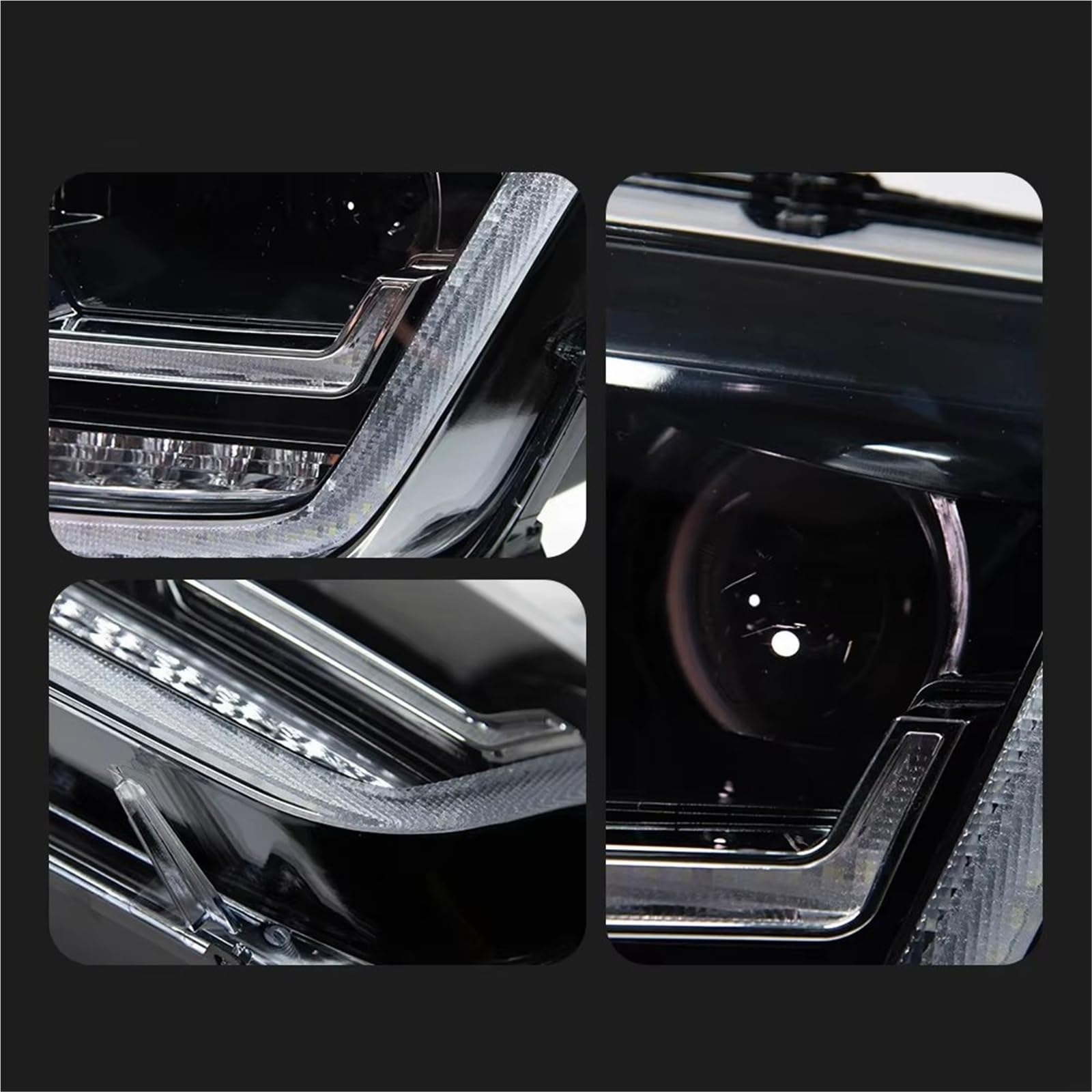 Fari Anteriori Fari Car Styling Faro LED Amarok Faro DRL Segnale Lente Proiettore Per Amarok 2010-2022 DRL Lampada(RHD)
