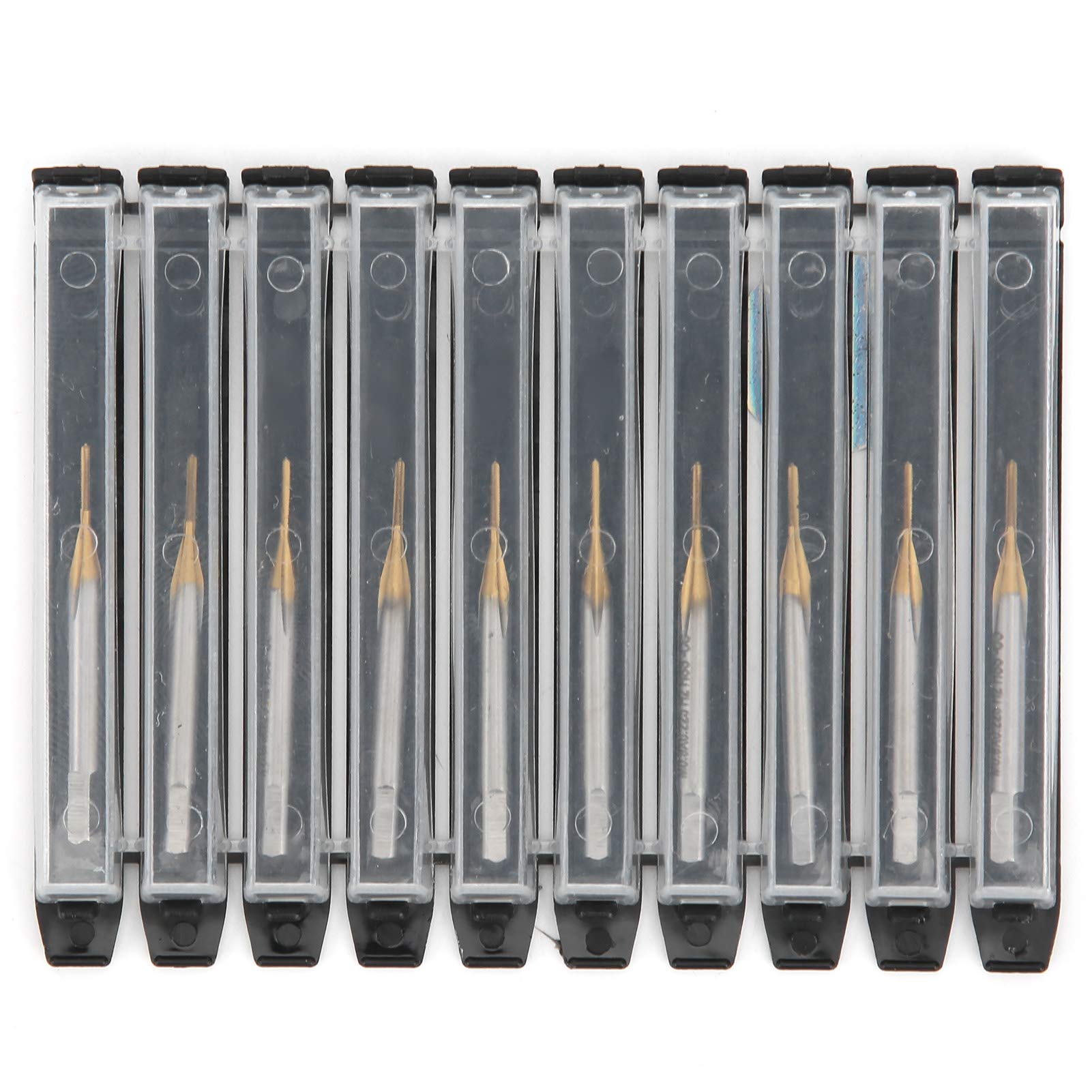 Respicefinem 10pcs M09x0225 Screw Tap High Speed Steel Drill Bits Ideal for Repair Furniture Assembly and Machinery Manufacturing Following Japanese Standard