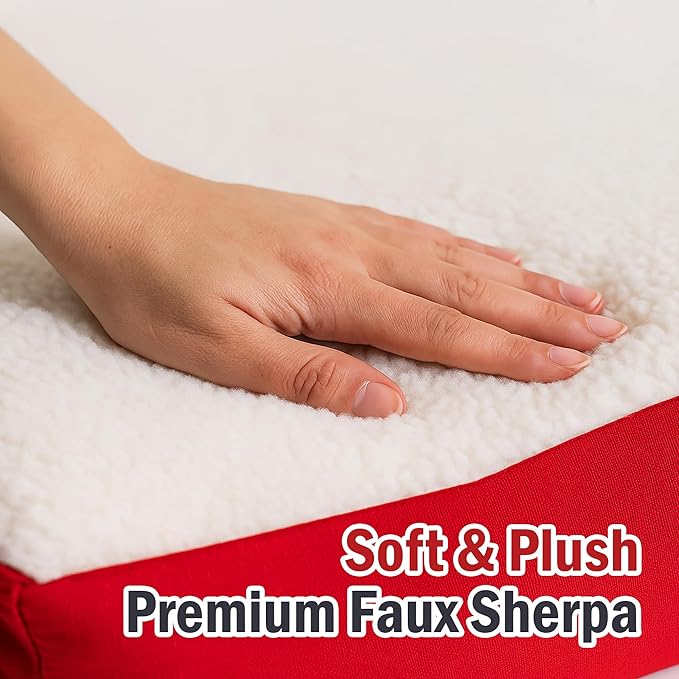 Cama Ortopédica para Perro Mediana con Espuma de Memoria y F miniatura 4