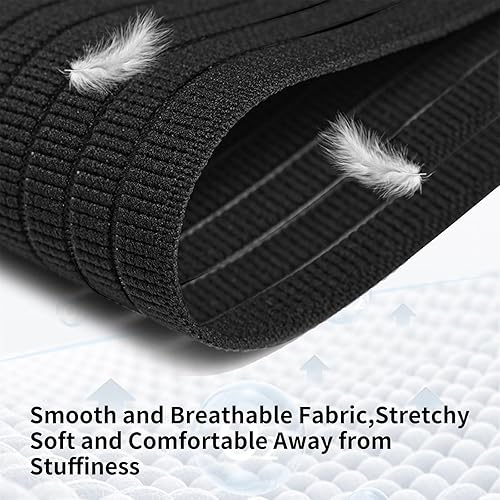 Miniatura 5 de Vendaje de compresión, banda de soporte de rodilla y pantorrilla, soporte de compresión para la parte inferior de la pierna, manga de compresión de