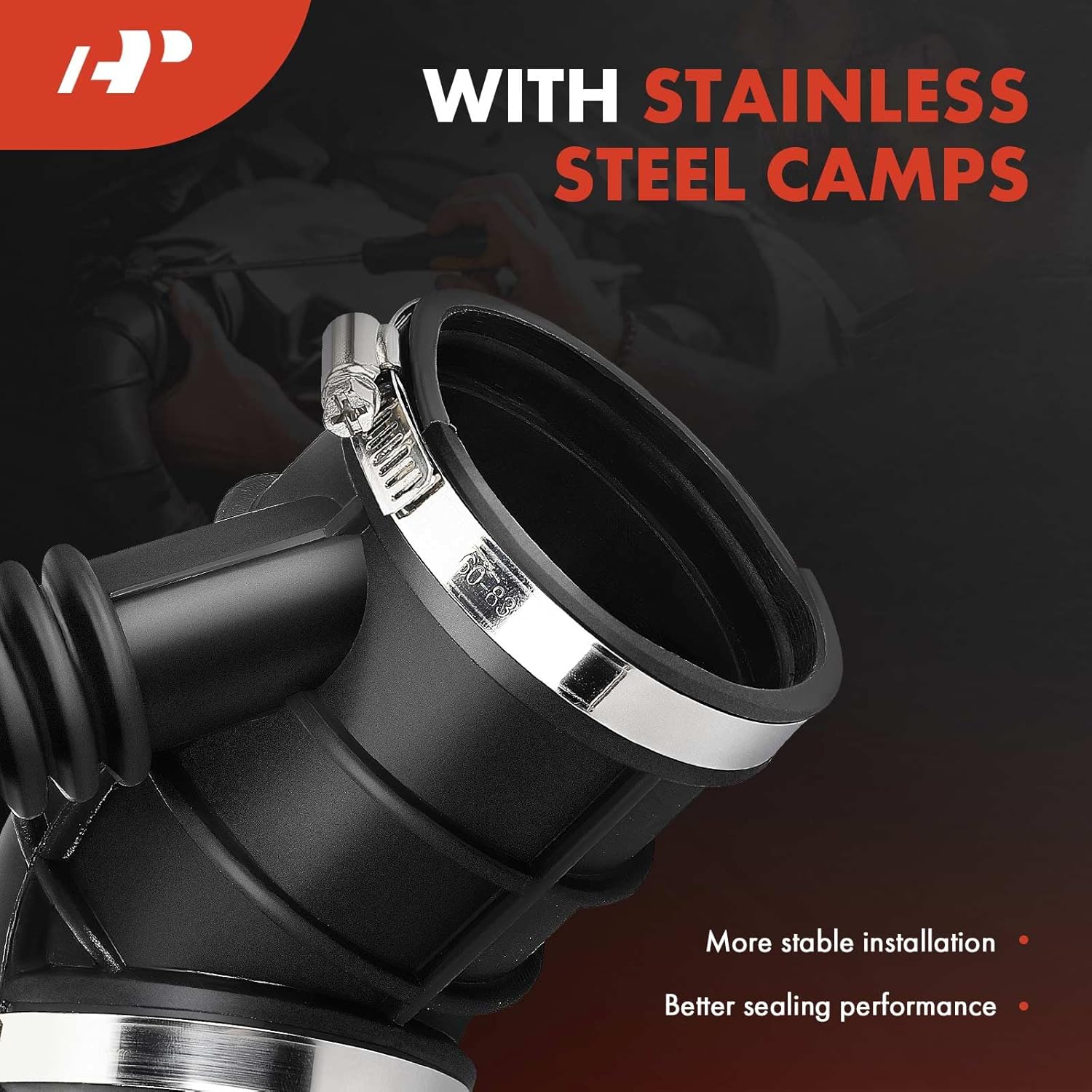 A-Premium 2 Air Intake Hose Tube Compatible with BMW [E46] 320i 325i 325xi 01-05, 325Ci 01-06, 323i, 323Ci & [E36] Z3 1997-2000, 2.2L 2.5L 2.8L, Replace# 13541435627 13541705209