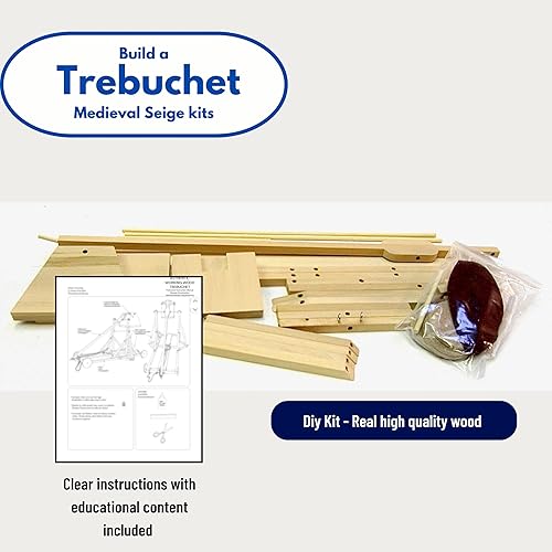 Miniatura 5 de Pathfinders Kit de madera medieval Trebuchet