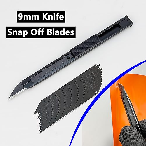 Miniatura 5 de Umaki Kit de película de tinte para herramientas de vinilo automotriz con 2 pares de guantes de envoltura de vinilo, escobilla de fieltro de 4