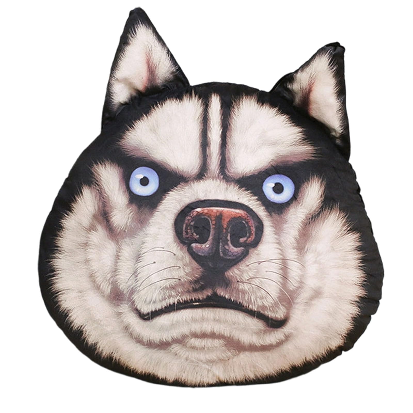 Elnwnnkc Adorable Pet Plushie Cushion with Removable Cover for Bed Chair Rest Lovely Dog Shape Plushie Throw Pillow with Removable Cover