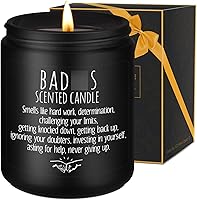 Vista 1 de LEADO Vela perfumada, regalos de felicitación, velas inspiradoras para mujeres, hombres, amigos, nuevo trabajo, promoción, regalos de sobriedad