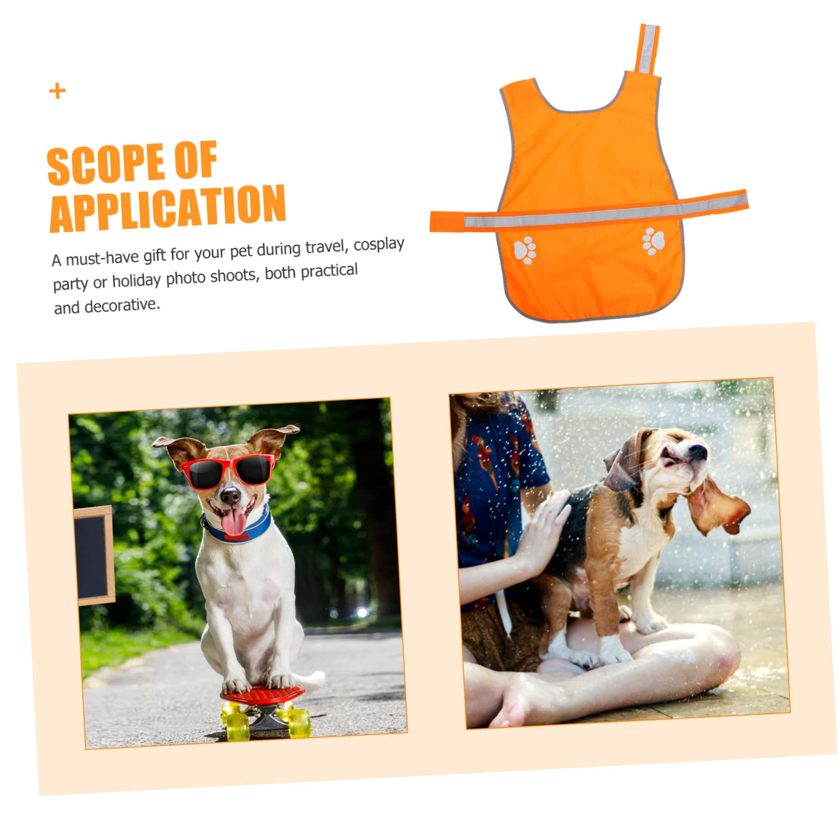 Beavorty 3stücke Reflektierende Hundeweste Atmungsaktivem Für Outdoor- Für Kleine Mittelgroße Hunde Für Nächtliche Aktivitäten Und Schutz