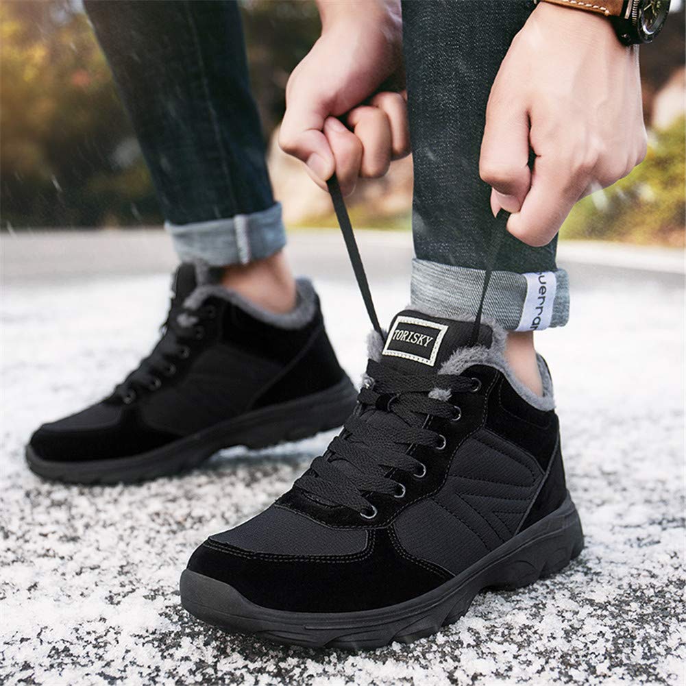 TORISKY Stivali Invernali Uomo Donna Scarpe Cotone Outdoor Impermeabili Trekking Caldo Piatto Caviglia Stivaletti Neve