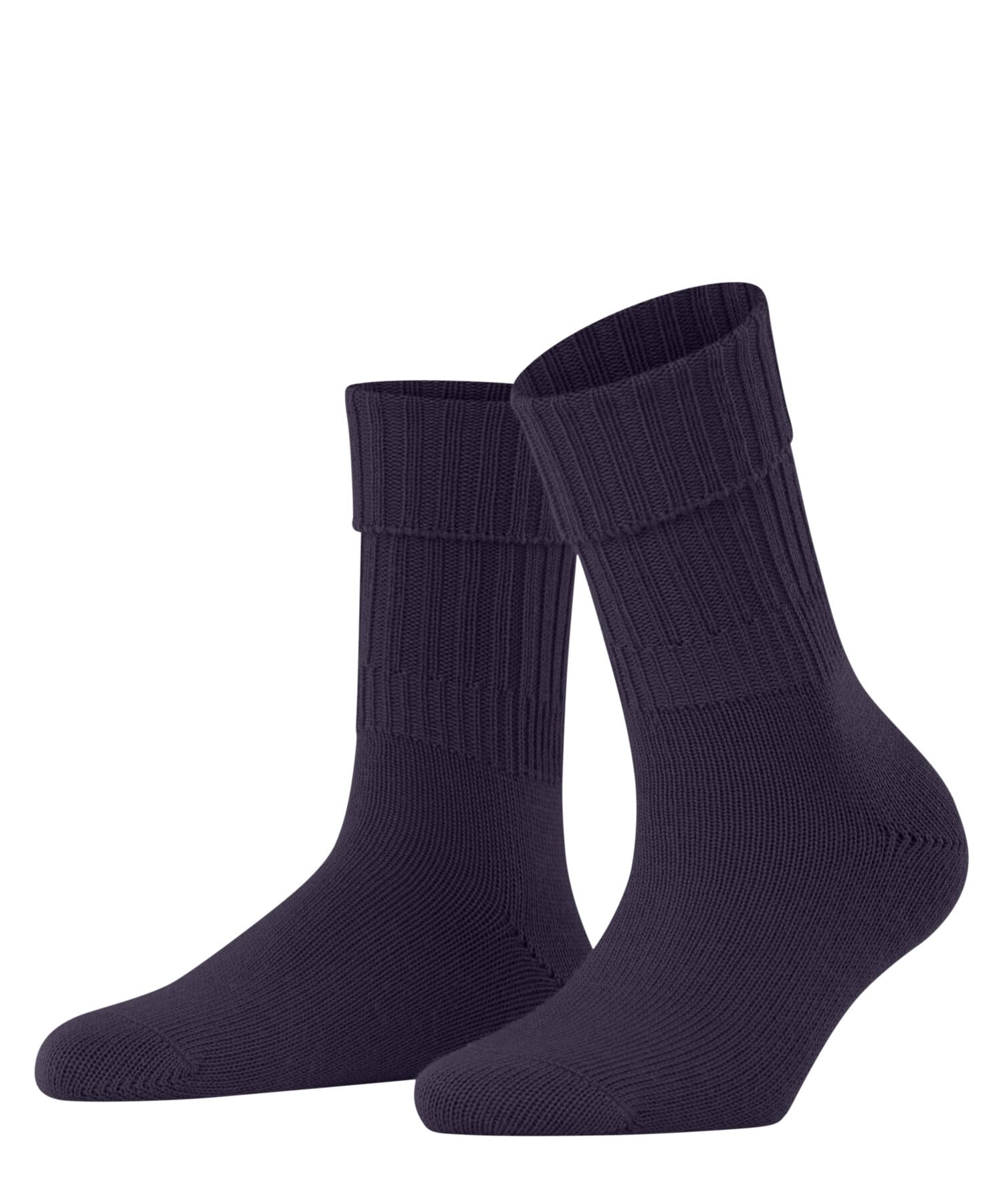 FALKE Women's Striggings Rib W So Wool Plain 1 Pair Socks, Red Wineberry 8761, 5.5-8