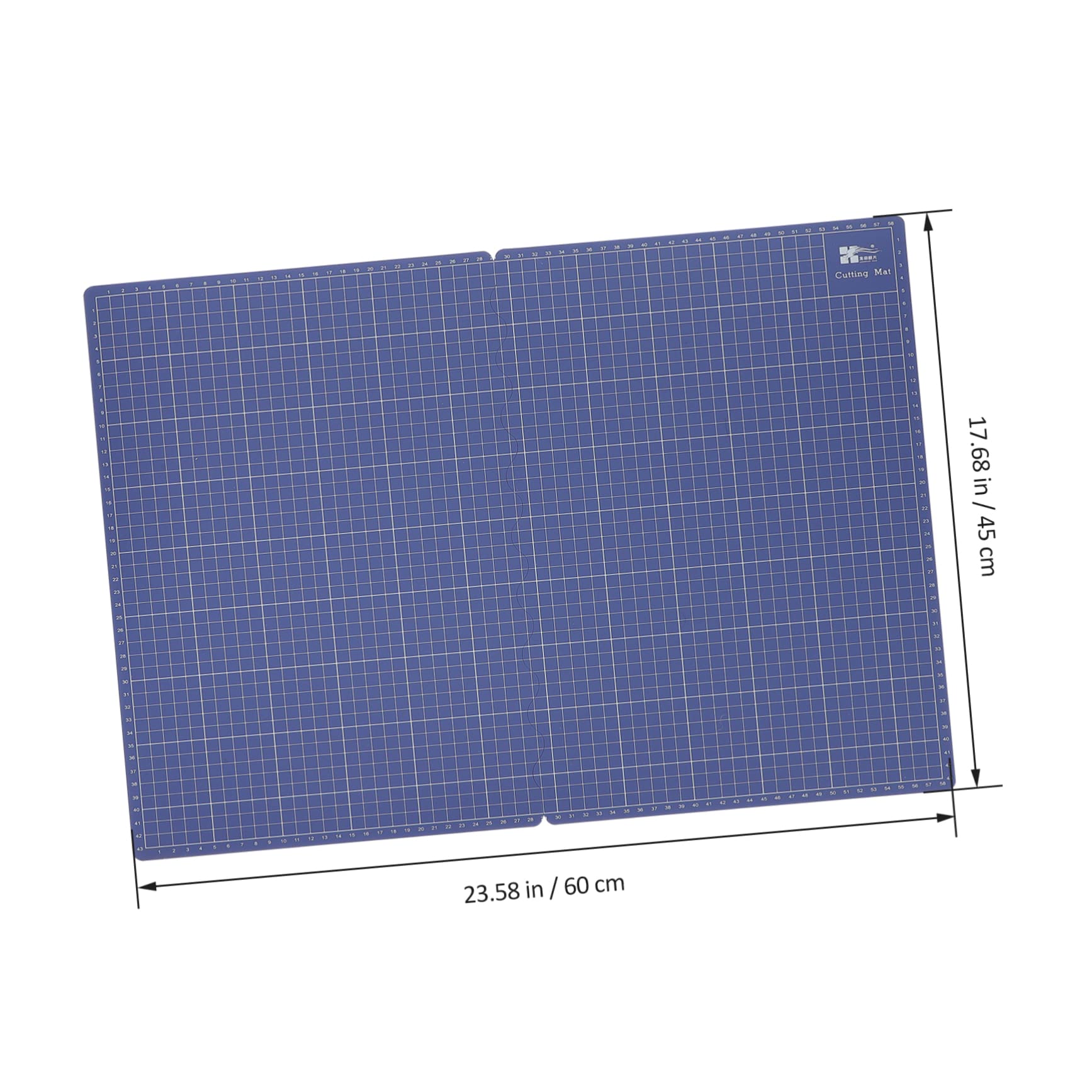 Tapete de Corte Plegable A2 a A3 para Manualidades, Azul Pvc