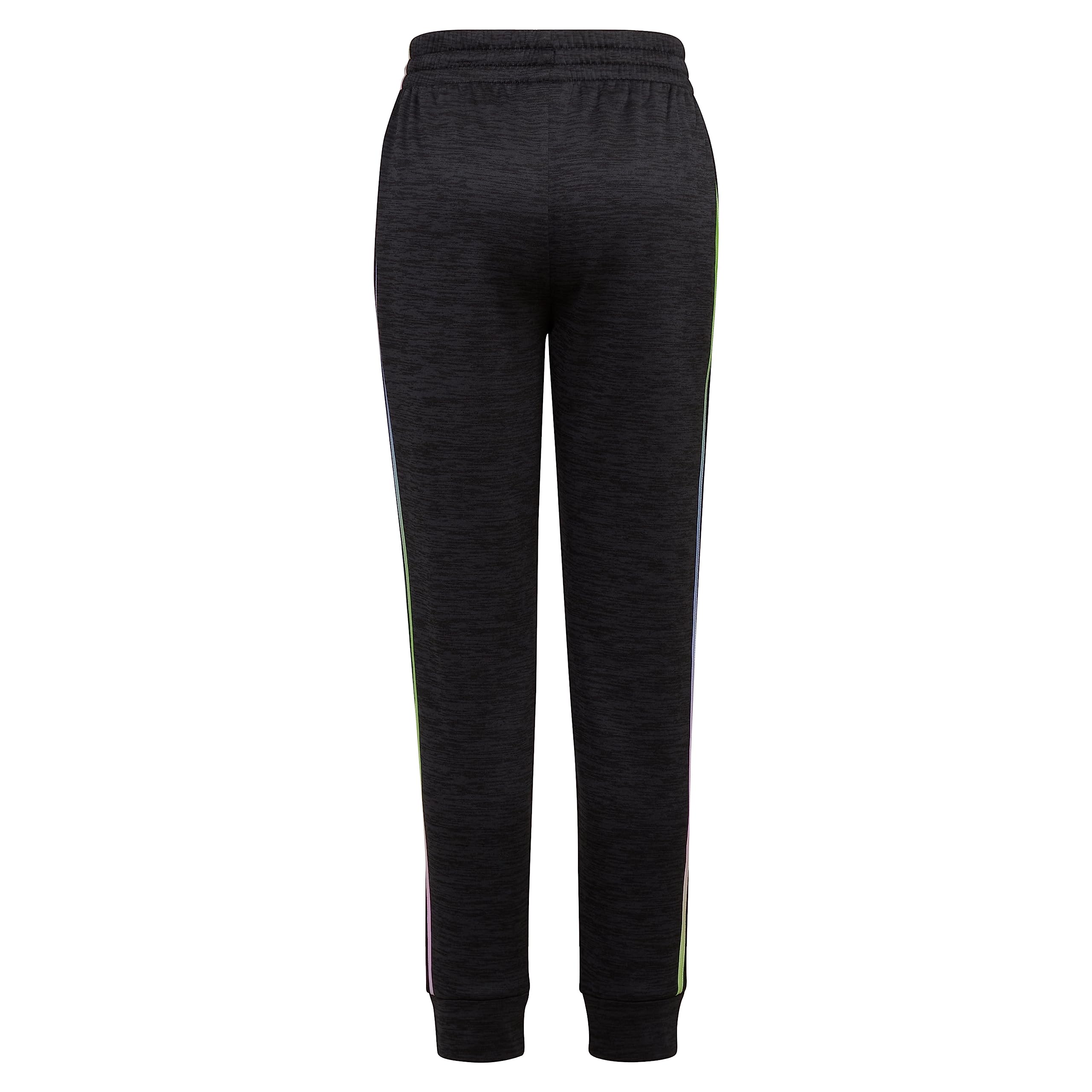 adidas Mädchen-Jogginghose mit elastischem Bund, 3-Streifen, Farbverlauf, Poly-Mélange-Fleece