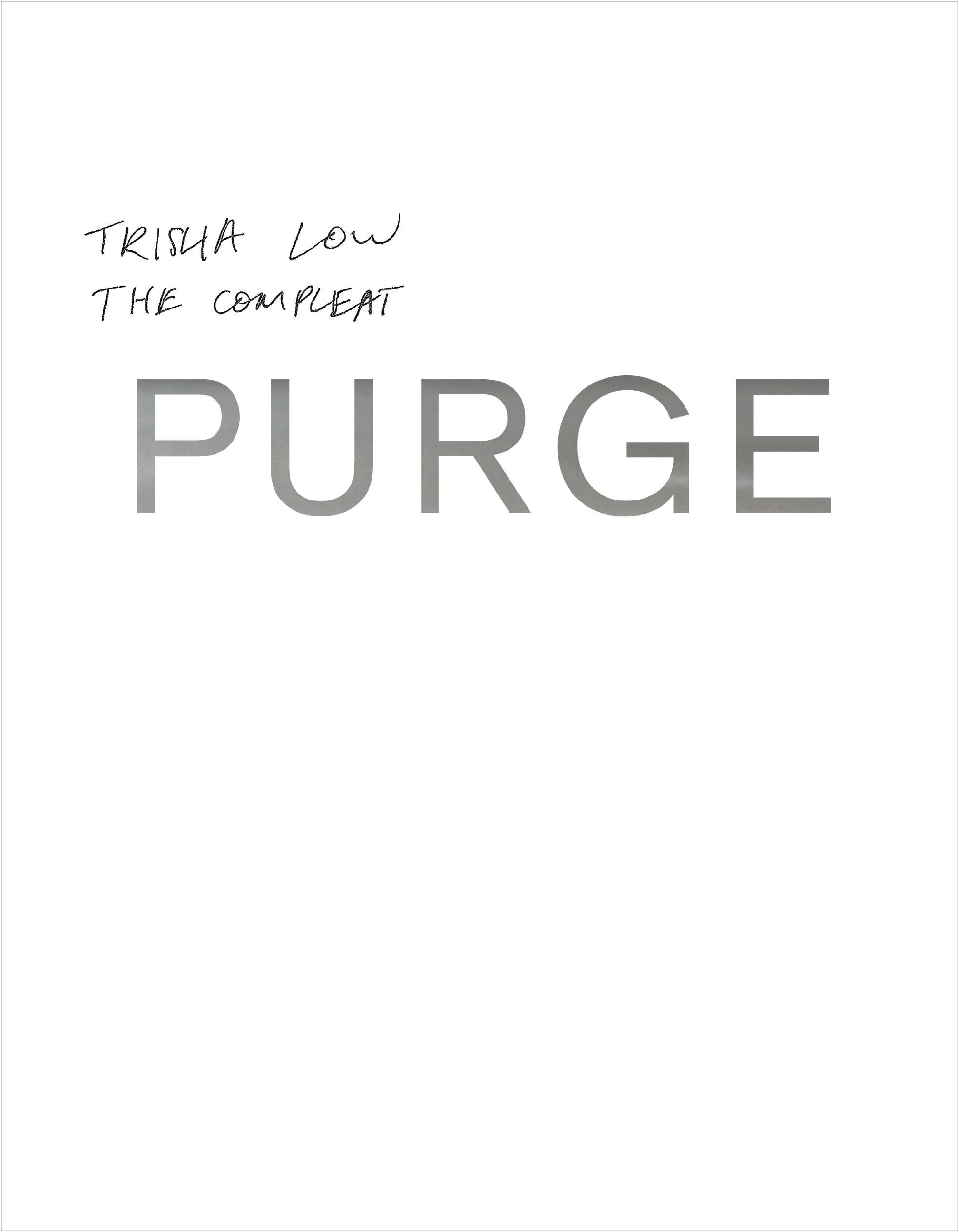 The Compleat Purge Paperback – October 15, 2013