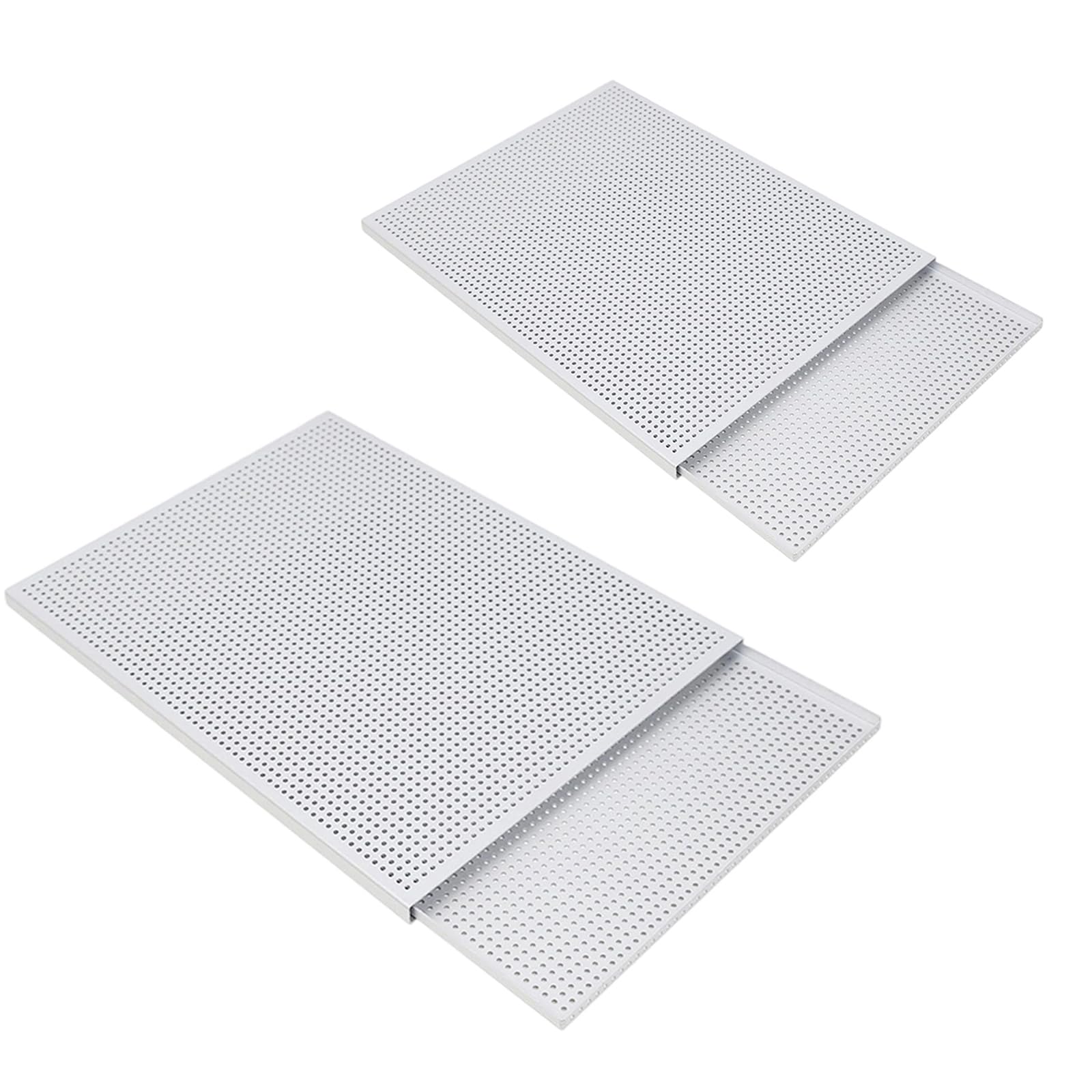 Backblech-Set aus eloxiertem Aluminium, 35 x 25 cm, ofenfest, schnelle Wärmeübertragung für Dessert, Brot, eloxiertes Keksblech, 2er-Set