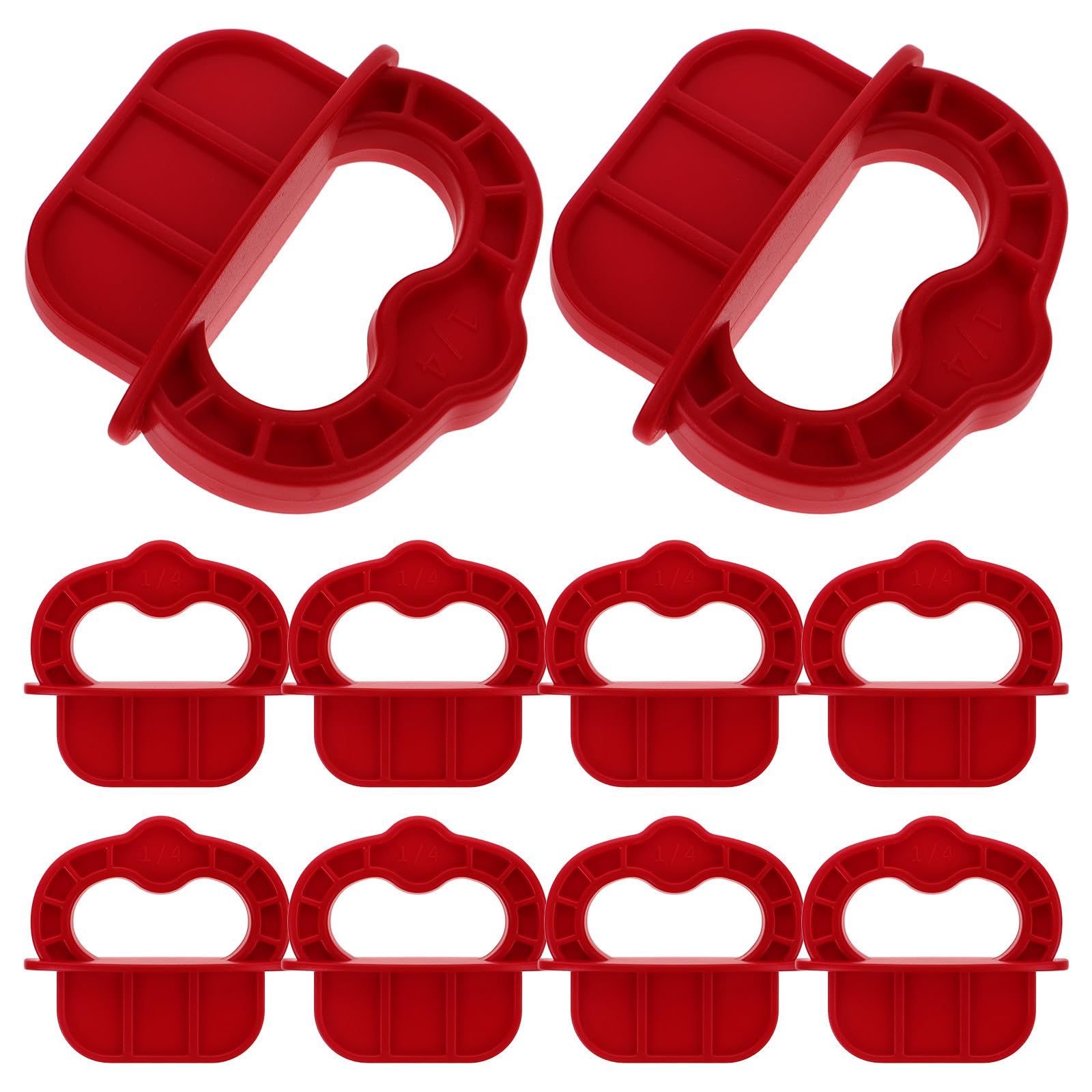 Anillos espaciadores de plástico con grosor de 1/4 pulgada para nivelar tablas de terraza