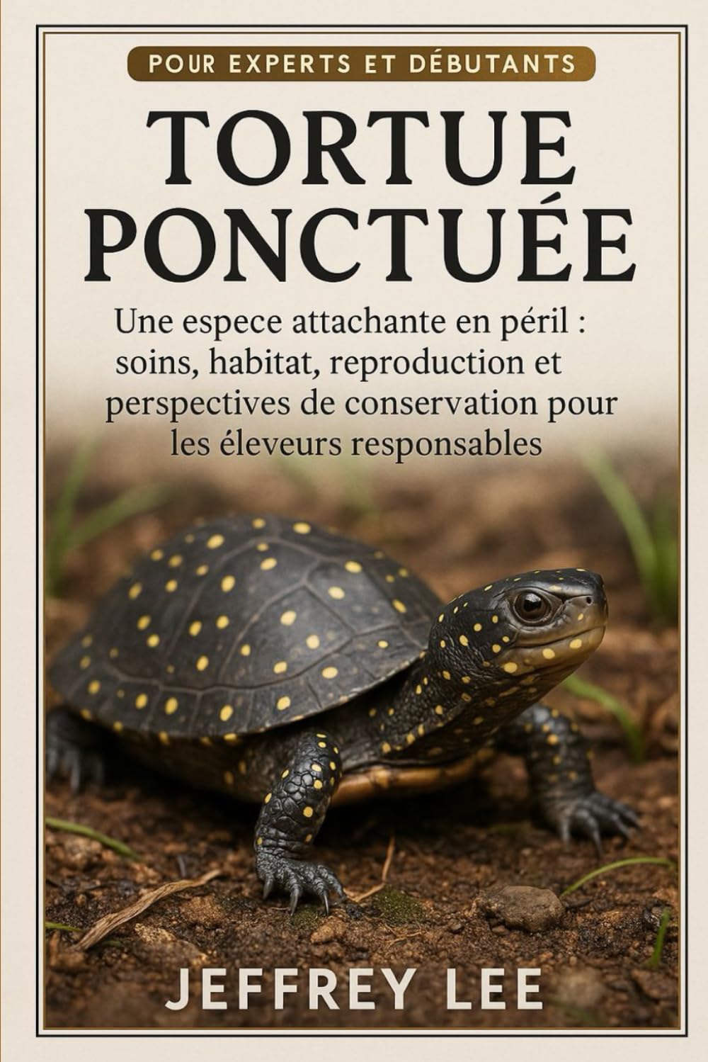 TORTUE PONCTUÉE: Une espèce attachante en péril : soins, habitat, reproduction et perspectives de conservation pour les éleveurs responsables