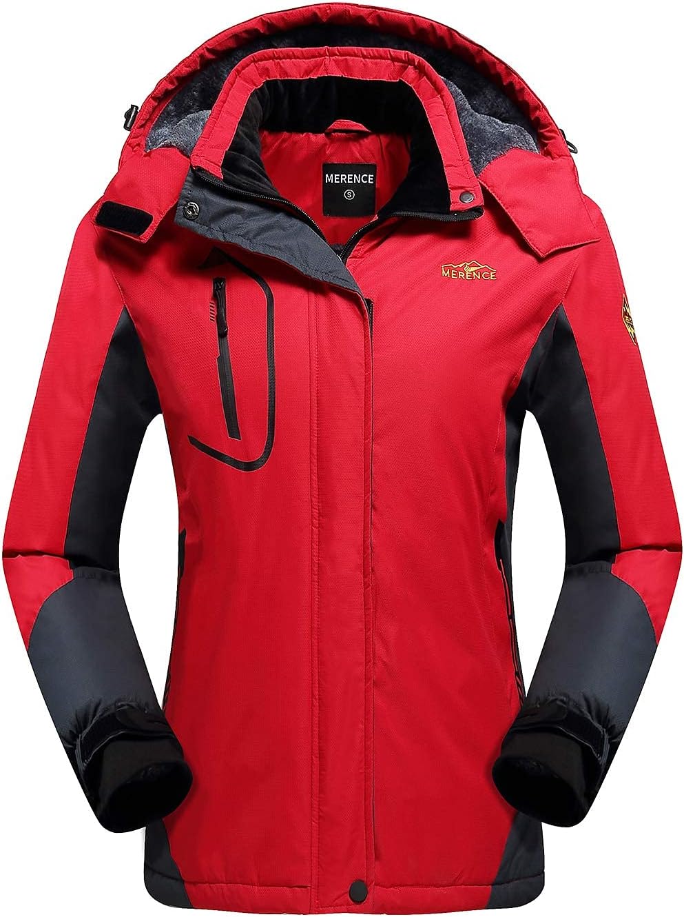 EQUICK Women's Waterproof Ski Jacket Fleece Windproof