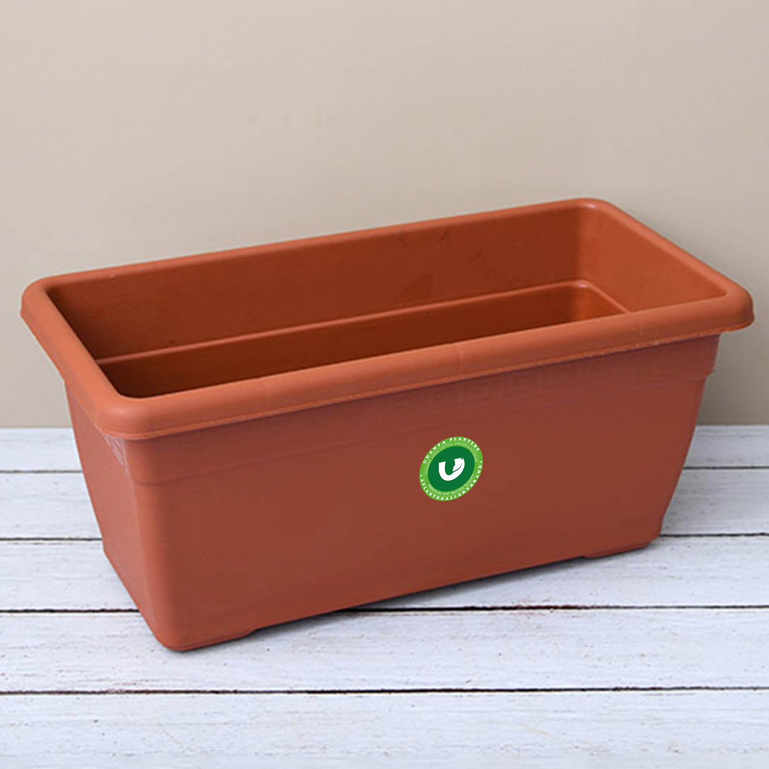 udanta 24 Inch Window Planter Heavy Quality for Home Gardening – Qty 5pcs (Terracotta) (B0C6MBSHB1) Amazon Price History, Amazon Price Tracker