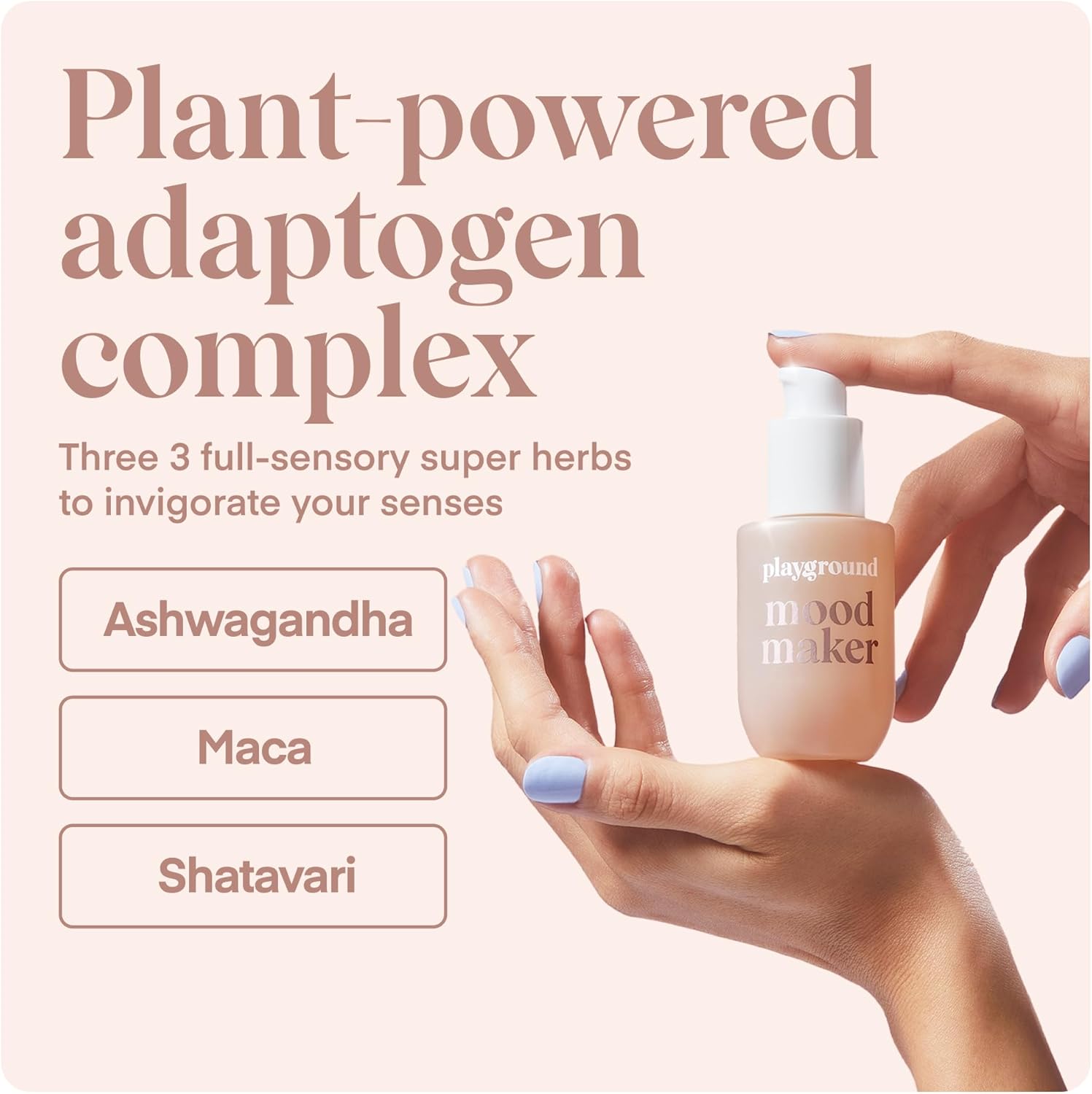 Playground Mood Maker Intimacy Oil, Organic Pleasure Enhancer with Ashwagandha, Reishi & Cordyceps, Pleasure Enhancing, Organic, Hydration, Travel Friendly Formula, 1 Fl. Oz. - Image 4