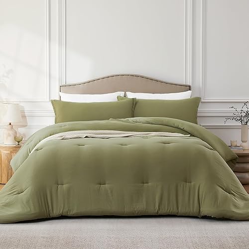 Quataly Juego de edredón tamaño California King, 3 piezas, suave, ligero, transpirable, para todas las estaciones, tamaño California King (edredón