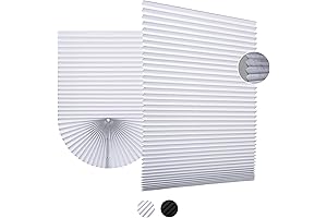 Adhesive Blinds for Window Blackout Pleated Shades