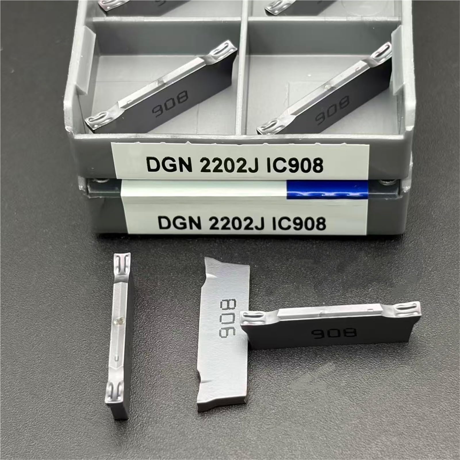 10 Pezzi 2, Mm Inserti Per Scanalatura E Troncatura Elevata Resistenza All'usura Per Leghe Di Acciaio Legato Ad Alta Temperatura(DGN 2202C IC908)