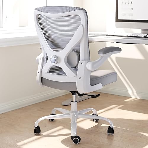 Miniatura 4 de Silla de oficina Silla de escritorio ergonómica cómoda Silla de computadora de malla de 330 libras, sillas ergonómicas para juegos con ruedas,