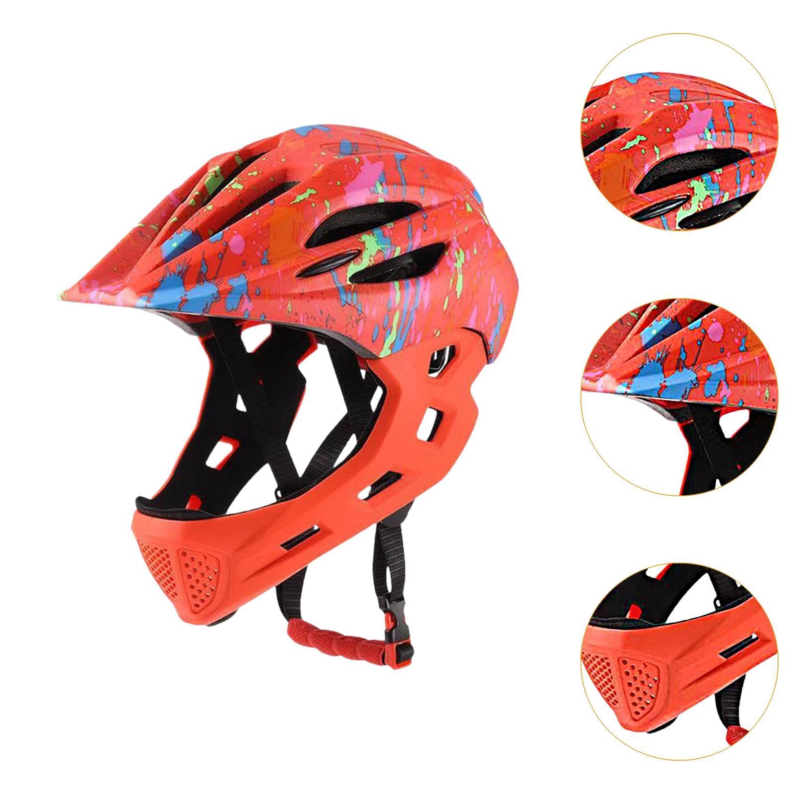 Casco para Niños Hecho de Material Accesorio Deportivo para Bicicleta Infantil con Estructura Acolchada Transpirable y Ajustable Seguro y