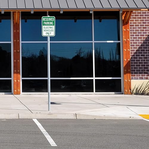 Miniatura 10 de Letrero SmartSign Reserved Parking - Electric Vehicles Only  12 x 18 aluminio
