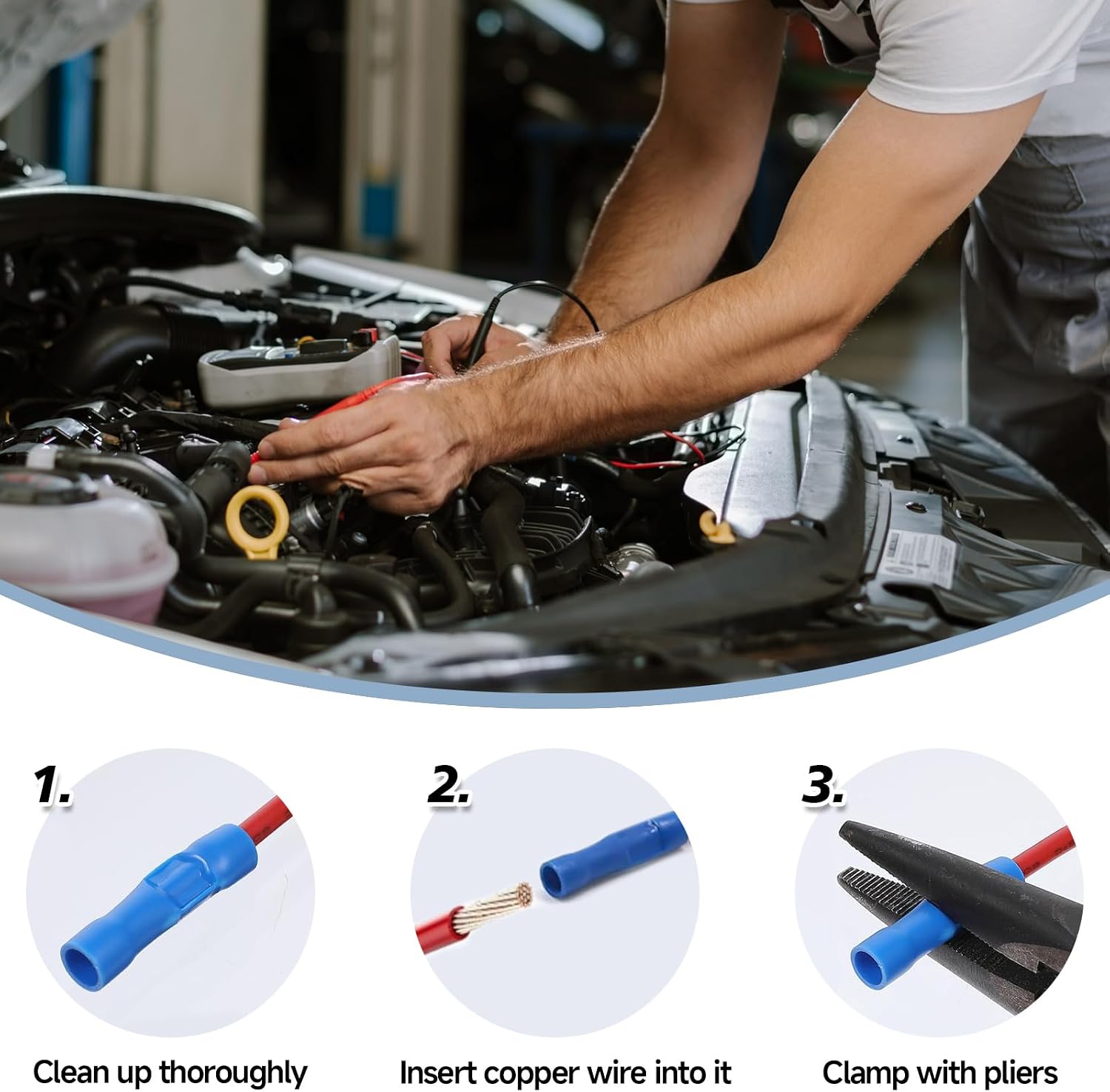 32V 16AWG Micro 3 Fuse Tap, Insulated Automotive Fuse Adapter, 17cm Car Blade Fuse Extender for Automotive Industry, Power Supply, Lighting Appliance, LED Display