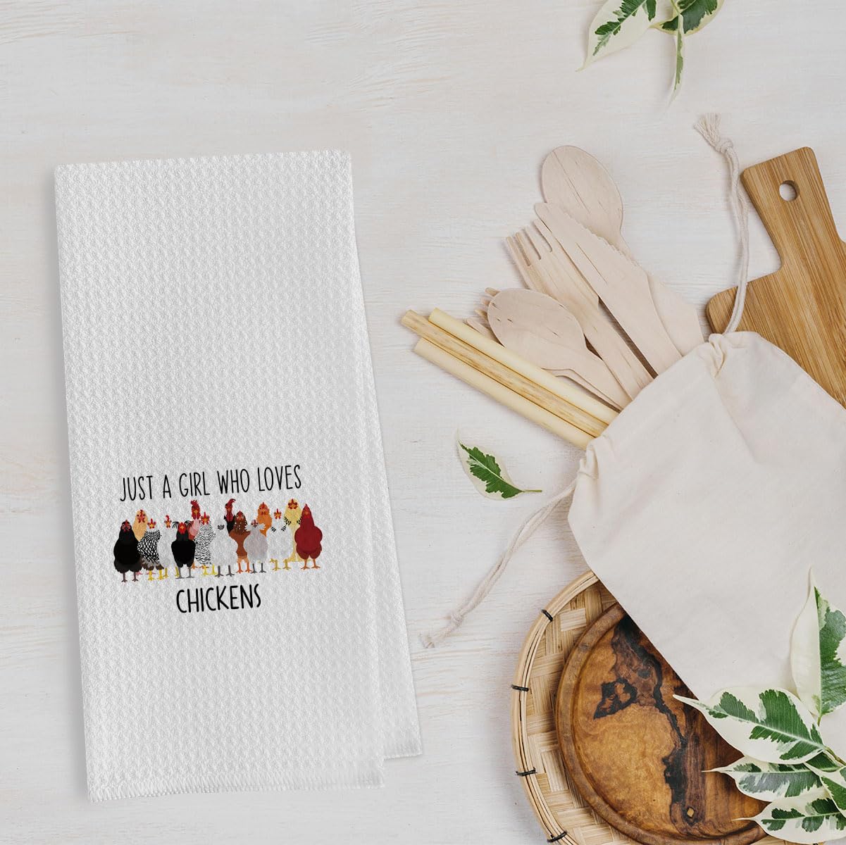 Geqtt YH145 Dish Towel - Cotton Kitchen Towels, Pack Of Assorted