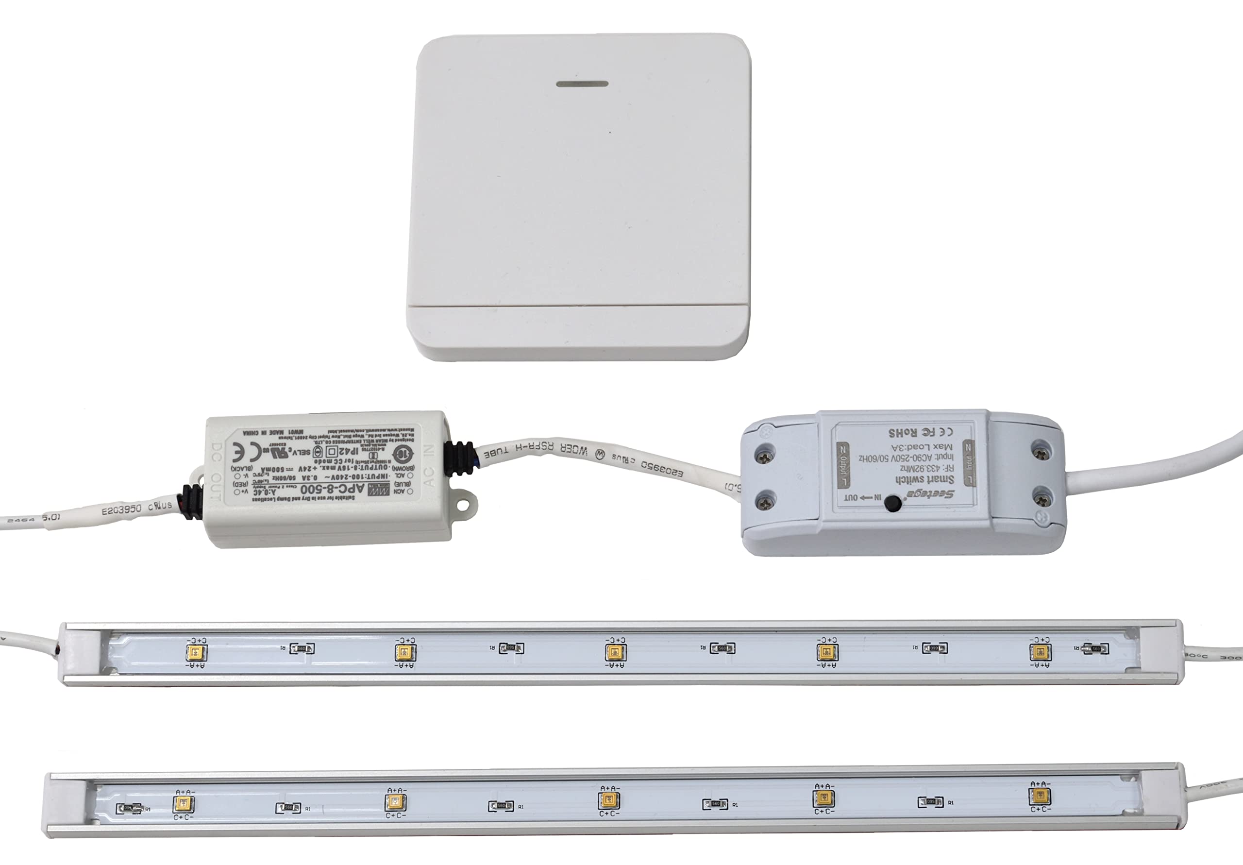Mundoclima UV-C LED-Desinfektionssystem mit kabellosem Schalter, 2 x 275 mm, Größe