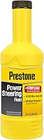 Prestone AS262 Power Steering Fluid + Stop Leak 12oz 12-Pack | Stops Leaks, Protects Pumps, 50K Mile Life