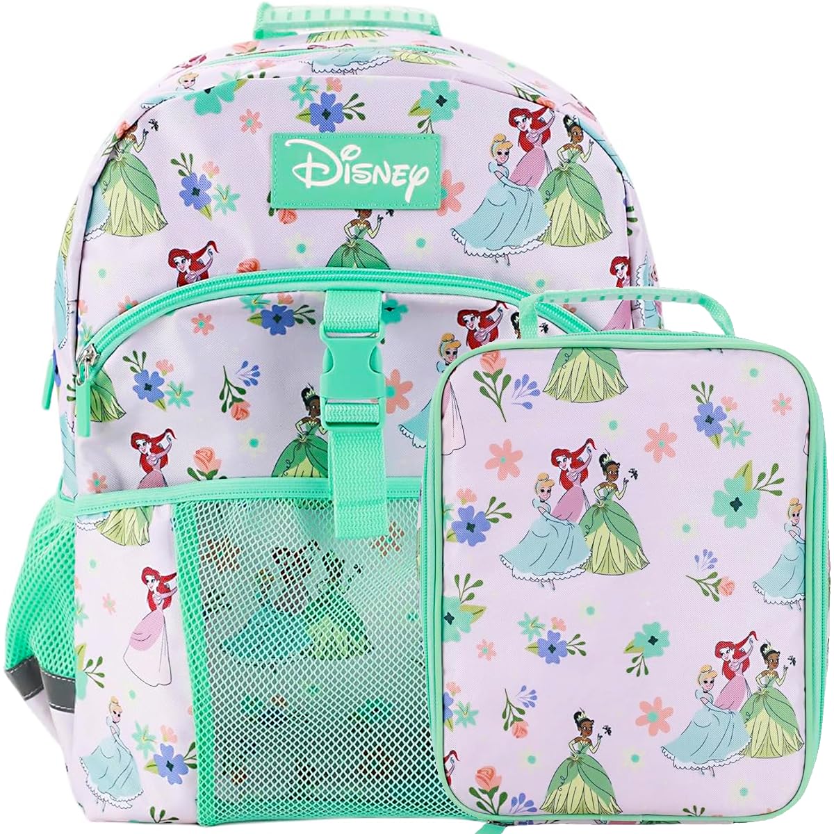 Bioworld Disney Princesses Backpack and Lunch Kit Set