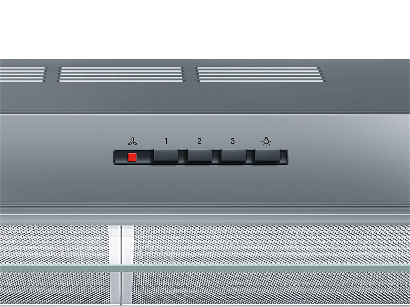 BOSCH DUL63CC50 -Musical Wall Hole-Evacuation / Recycling-350 m3 air / h max gas di scarico-72 dB-3 speed-L 60 cm-Inox